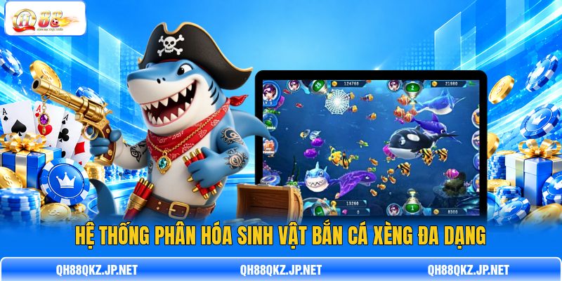 Hệ thống phân hóa sinh vật Bắn Cá Xèng đa dạng Hệ thống phân hóa sinh vật Bắn Cá Xèng đa dạng